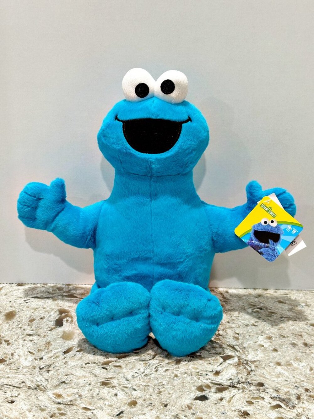 Sesame Street Cookie Monster Plush Toy Just Play 17 Inch Stuffed Animal 2024 NWT